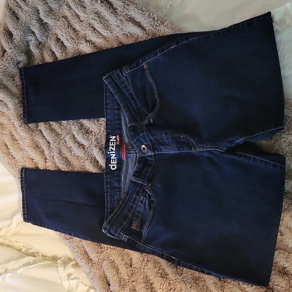 VINTAGE Denizen From LEVI'S Modern Skinny Dark Blue Wash Jeans👖 - Picture 3 of 6